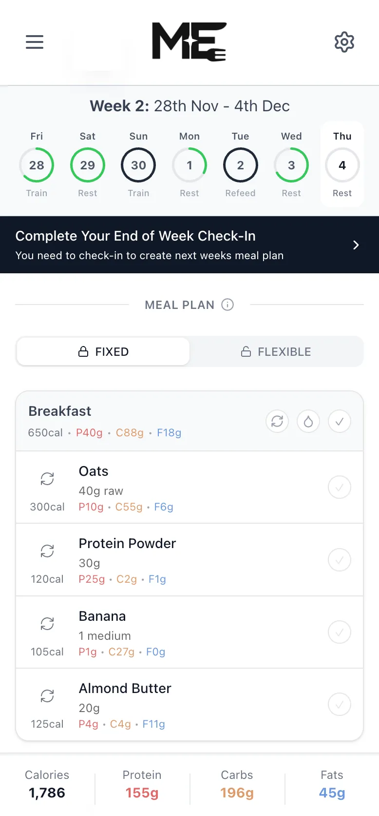 Meal Engine App Preview